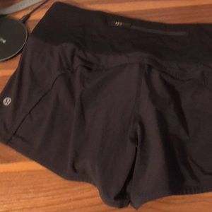 Black lululemon shorts